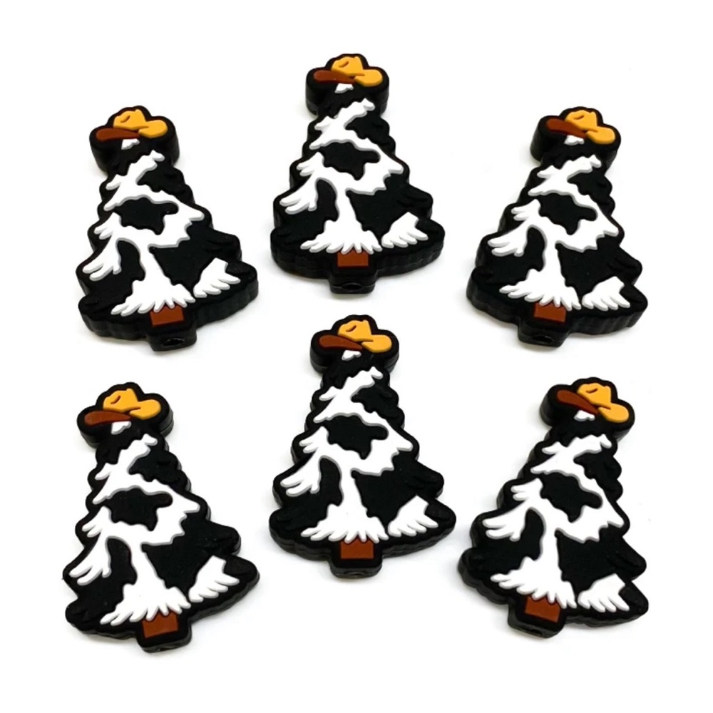 Cowboy Christmas Focal Silicone Beads